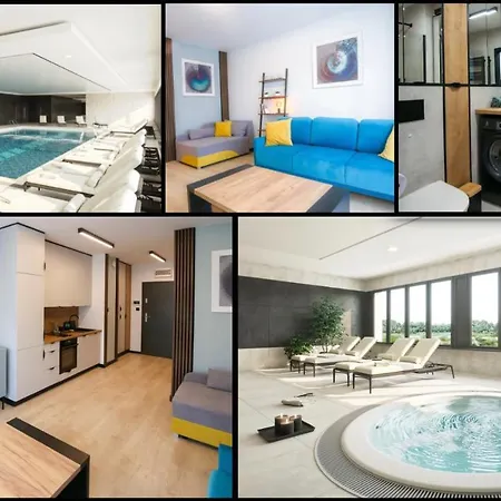 Apartment Turkusowy - Basen, Sauna, Klimatyzacja *