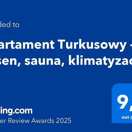 Turkusowy - Basen, Sauna, Klimatyzacja *