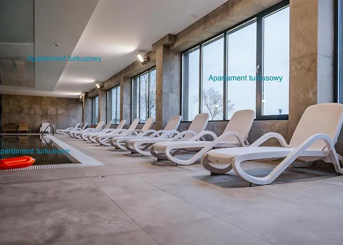 Apartment Turkusowy - Basen, Sauna, Klimatyzacja *